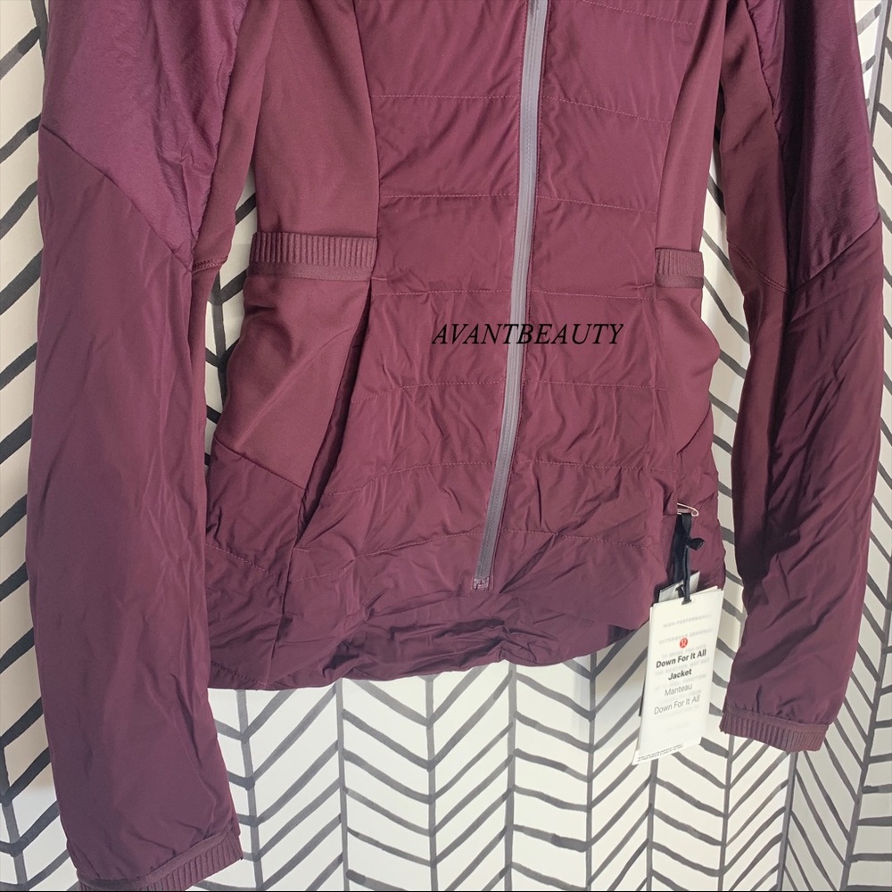 🔸 Lululemon down for it all jacket DKAD adobe new - Picture 3 of 12